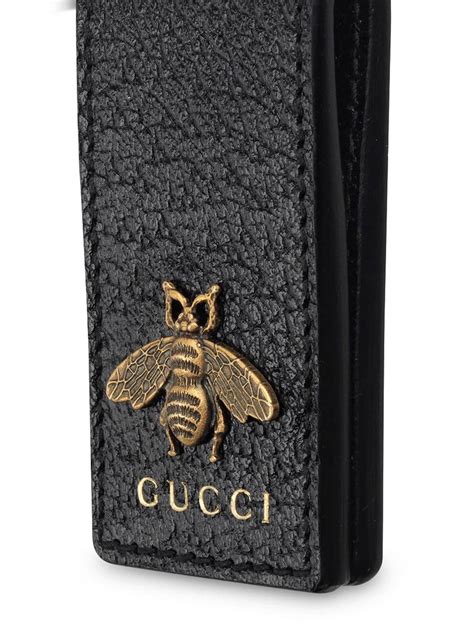 gucci bee motif money clip|Gucci Sterling Silver Bee Motif Money Clip .